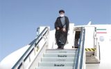 رئیس جمهوربرای افتتاح فاز ۱۱ پارس جنوبی  وارد عسلویه شد