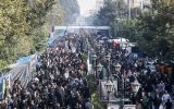 آیین پیاده‌روی جاماندگان اربعین در تهران + عکس
